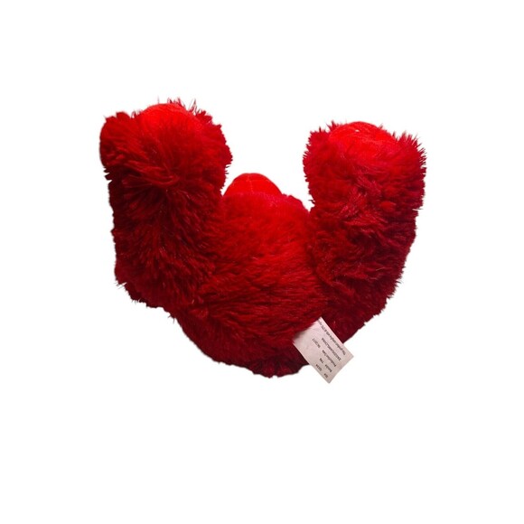 KellyToy Sugar Loaf Red Teddy Bear Plush Solid Red Stuffed Animal - Picture 9 of 11